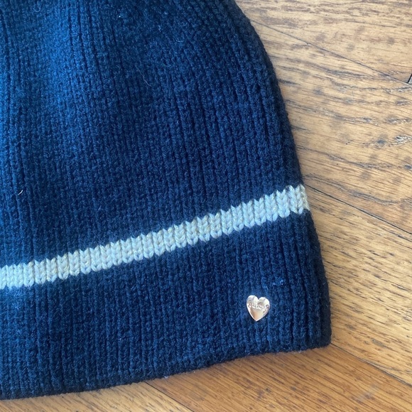 Juicy Couture Black with Gold Trim One Size Beanie - Picture 2 of 8
